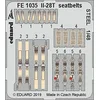 Image de (EDPFE1035) - Eduard Photetch Zoom 1:48 - il-28T Seatbelts Steel