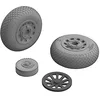 Image de Eduard EDB648504 Roues en Laiton 1:48-P-51D