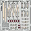 Image de (EDPFE1058) - Eduard Photoetch Zoom 1:48 - B-17G seatbelts Steel