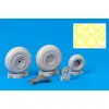 Image de Eduard EDB632145 Roues en Laiton 1:32-B-24 (8 Rayons) (HBB)