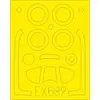 Image de (EDMEX689) - Eduard Mask 1:48 - P-51D-5 (Airfix)