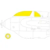 Image de (EDMEX795) - Eduard Mask 1:48 - Me 163B TFace (Gaspatch Models)