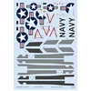Image de Eduard O 1/48 McDonnell Aircraft F-4B Phantom 2 US Navy Decal (Tamiya) Modèle Decal en plastique EDUD48093