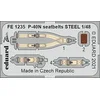 Image de EDUARD FE1235 P-40N SEATBELTS Steel (Academy) 1/48