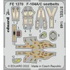Image de EDUARD FE1270 F-104A/C SEATBELTS Steel (Kinetic) 1/48