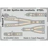 Image de EDUARD 33350 Spitfire MK.I SEATBELTS Steel (KOTARE) 1/32