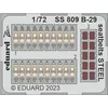Image de EDUARD SS809 B-29 SEATBELTS Steel (Hobby 2000 / Academy) 1/72