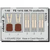 Image de EDUARD FE1416 SM.79 SEATBELTS Steel 1/48 Zoom Set for EDUARD