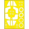 Image de EDUARD EX1022 Mask U-2R TFACE Hobby Boss 1/48