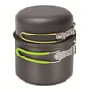 Image de Pingouin Camping Set de vaisselle double en aluminium
