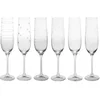 Image de Flûte à Champagne Cristallin, 19 cl, Lot de 6