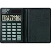 Image de REBELL re de shc108 Écran LCD calculatrice à 8 chiffres, panneau solaire, racines et de Triple fonction mémoire, étui de protection, noir
