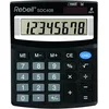 Image de REBELL re-Calculatrice sdc408 sdc408, Standard équipement et angewinkeltem Écran 8 chiffres, noir
