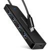 Image de AXAGON HUE-C1C Superspeed USB-C Travel Hub, 4X USB 3.0-20cm, Schwarz