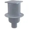 Image de Siphon 105 x 105 connecteur DN 50 droit sol plastique Bonde d'écoulement de bain de douche extra plat