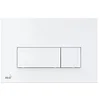 Image de Alca - Plaque de Commande Double Touche Blanche (M570) - M570