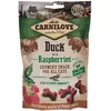 Image de Carnilove Crunchy Snack Duck & Raspberries Récompenses pour Chat 50 g - Paquet de 31 x 1,61 g - Total : 50 g