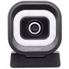 Image de i-tec Solomon 700 Stream Webcam 4K avec anneau lumineux LED intégré, mise au point automatique PDAF pour une mise au point rapide et stable et deux microphones intégrés