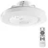 Image de Noaton® Triton blanc 12050W Ventilateur de plafond, LED dimmable max 41 W, diamètre 50 cm, minuteur, abat-jour, télécommande, 3 températures de couleur, débit d'air jusqu'à 60 m3/min