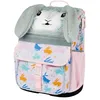 Image de Cartable Baagl pour fille de 1ère classe - Sac à dos ergonomique pour enfants - Sac à dos d'école avec sangle de poitrine - Cartable d'école primaire, Lapin, 17 cm x 28 cm x 37 cm