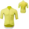 Image de SILVINI ANSINO Maillot de cyclisme à manches courtes pour homme - Coupe ajustée - Noir, Olive/citron vert, XL