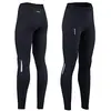 Image de SILVINI Legging de sport pour femme - Pantalon de course thermique - Pour l'hiver - Pour femme,XXL,Noir