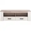 Image de Meuble TV 150 cm KENT coloris chêne blanchi et chêne cendré