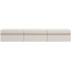 Image de Meuble tv suspendu 192 cm UTAH CHÊNE et beige