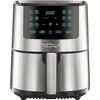 Image de Tesla AF501BX Friteuse à air pour une cuisson saine et rapide, capacité de 5 L, écran tactile numérique, noir/acier inoxydable