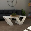 Image de Homitis - Table basse Pipra blanche - 60x110x40 cm OS