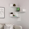 Image de Wooden Art - Étagère Luksa blanche - 60x60x90 cm OS