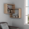 Image de Wooden Art - Étagère ring naturelle - 68x68x60 cm OS