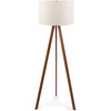 Image de Opviq - Lampadaire Ayd écru/marron - 38x140x200 cm OS