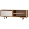 Image de CONCEPT1 en chêne Maku, blanc 120 x 47 x 35 811MDD3007