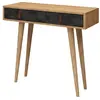 Image de CONCEPT1 Illas chêne gris foncé 80 x 30 x h87,6cm 811MDD3414