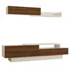Image de CONCEPT1 Elda - Blanc, Noyer 160 x 35 x 31,8 835PUQ3008