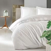Image de En Vogue - Parure housse de couette 100% Satin de Coton Élégant blanche 240x220 cm