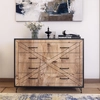 Image de Wooden Art - Commode comfort pin/anthracite - 80x100x40 cm OS