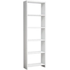 Image de Wooden Art - Bibliothèque new blanc - 160x50x19.6 cm OS