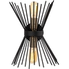 Image de Opviq - Applique Murale Kirpi noire - 23x16x33 cm OS