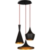 Image de Opviq - Suspension Elmas noir/doré - 51x130 cm OS