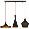 Image de Opviq - Suspension Elmas noir/doré - 80x130 cm OS