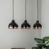 Image de Opviq Suspension Yildo 6877 à 3 lampes linear noir/cuivre