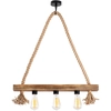 Image de Opviq - Lustre Erebos bois - 60x9x60 cm OS