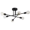 Image de Suspension lustre D BY M.RED Black - Fer noir - Raffiné - Moderne