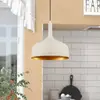 Image de Opviq Suspension Berceste 187-S, blanc/doré, métal, Ø 30 cm