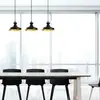 Image de Opviq Suspension Berceste 182-S1 à 3 lampes noir/or