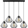 Image de Sheen - Suspension Diamond noire - 93x117 cm OS