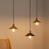 Image de Opviq Suspension Manavgat N-554 3 lampes or/noir/cuivre