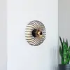 Image de Opviq Applique murale Aspendos N-645, noir, métal, Ø 36 cm, E27